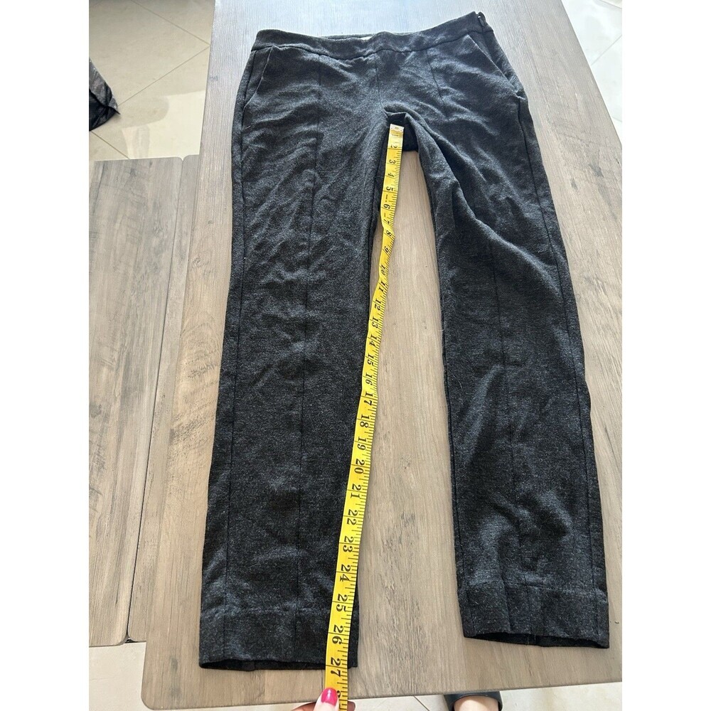 CAbi Sz 4 Dark Gray Audrey Stretch Ponte Knit Side Zip Pants Style - Picture 5 of 7